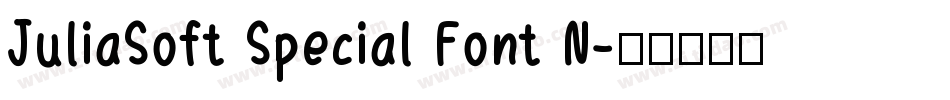 JuliaSoft Special Font N字体转换